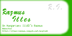 razmus illes business card